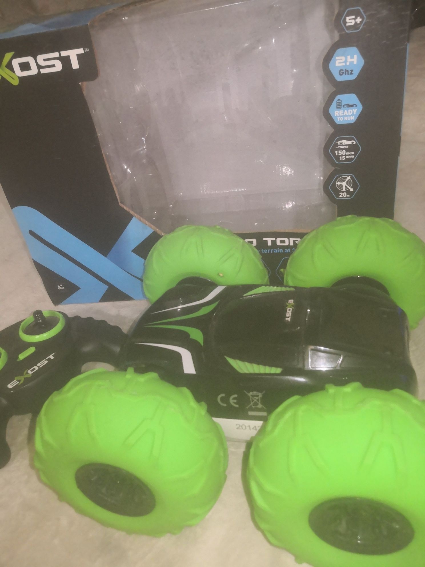 Машина, игрушка, Sirverlit 360, Торнадо, с пультом
