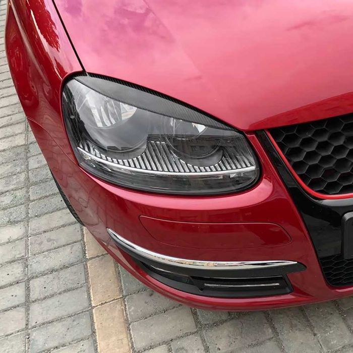 Set 2 Pleoape Faruri Far VW Volkswagen Golf 5 V 2003-2008, Carbon