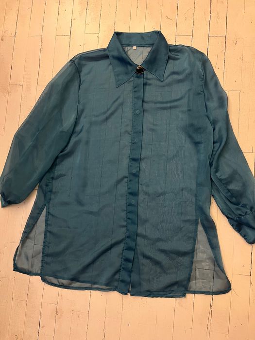 Дамска блуза М прозираща