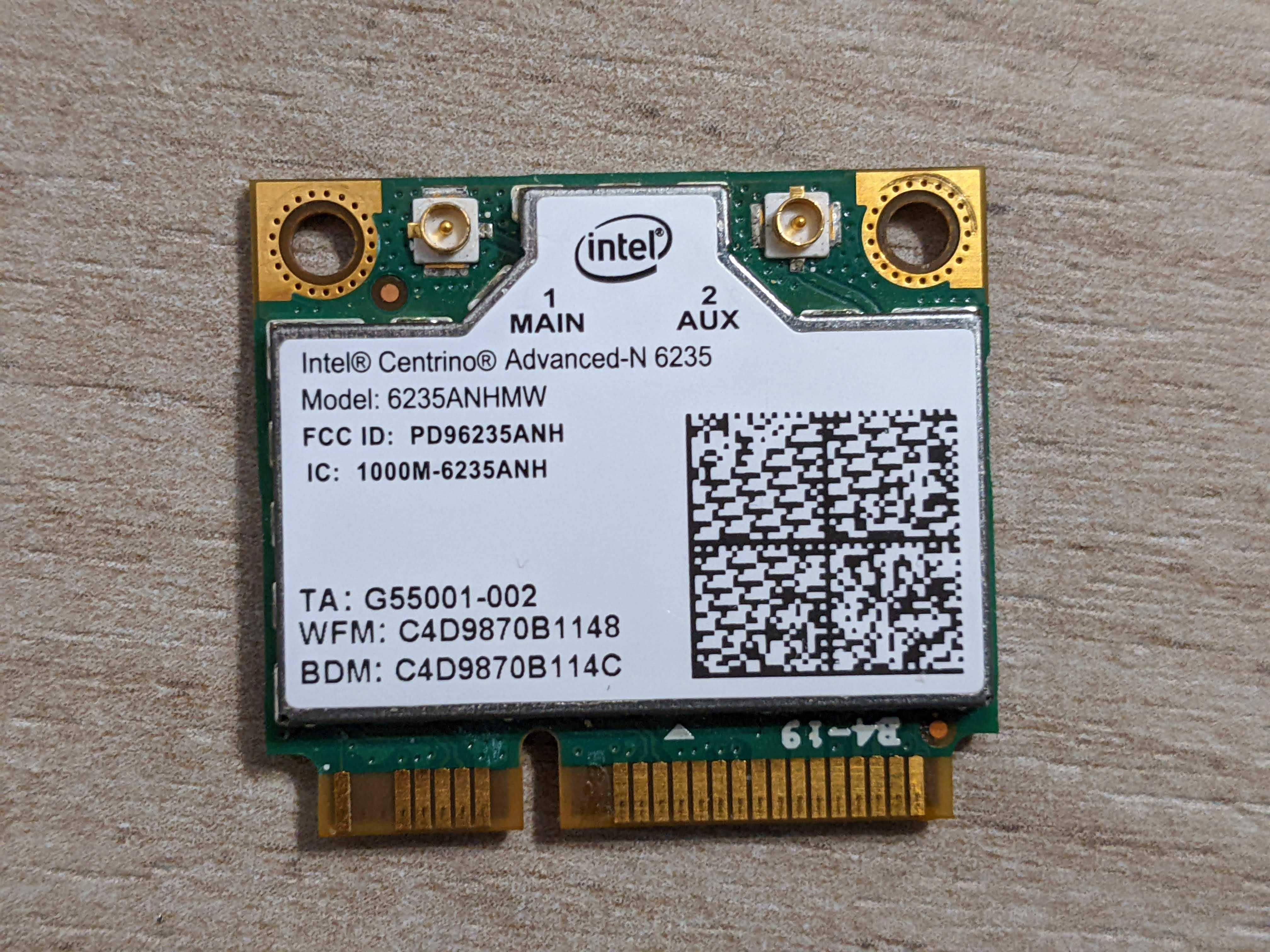 Placa retea laptop Intel Centrino Advanced-N 6235