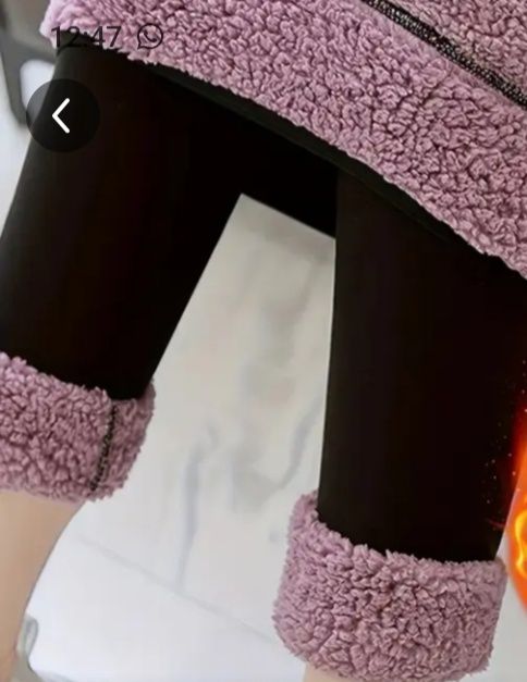 Теплые легинсы, размер L