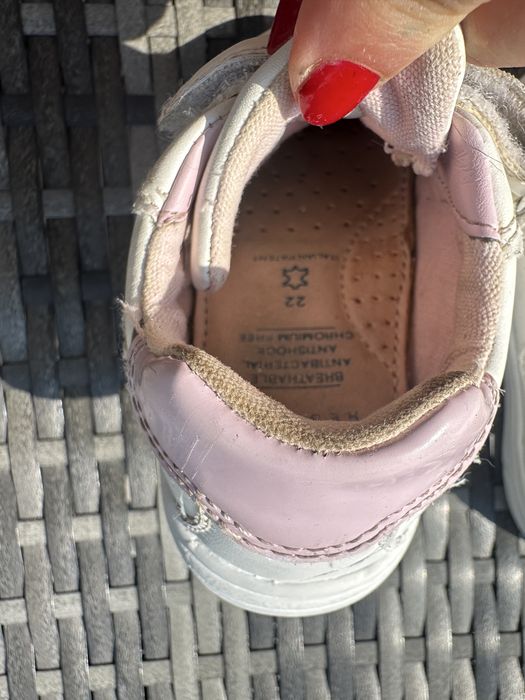 Pantofi sport din piele Geox marimea 22