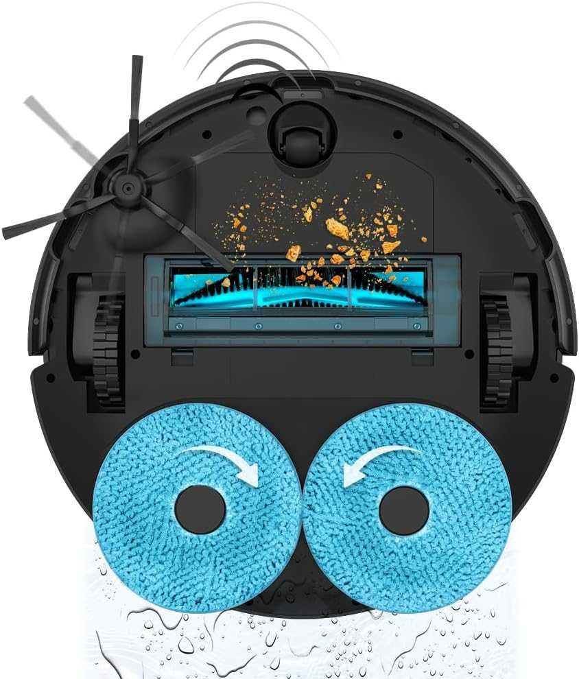 Робот прахосмукачка Cecotec Conga 11090 Spin Revolution Home&Wash