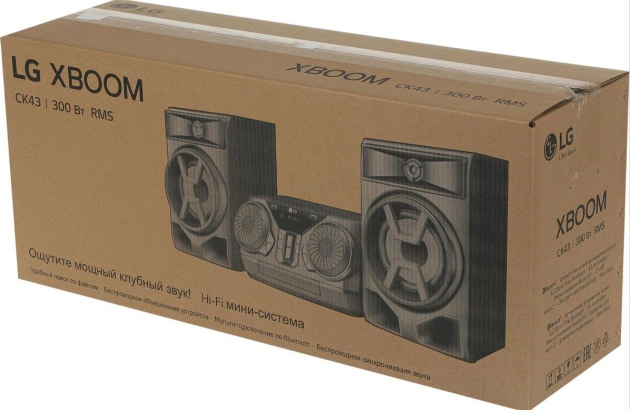 LG XBOOM muzikalniy sentr