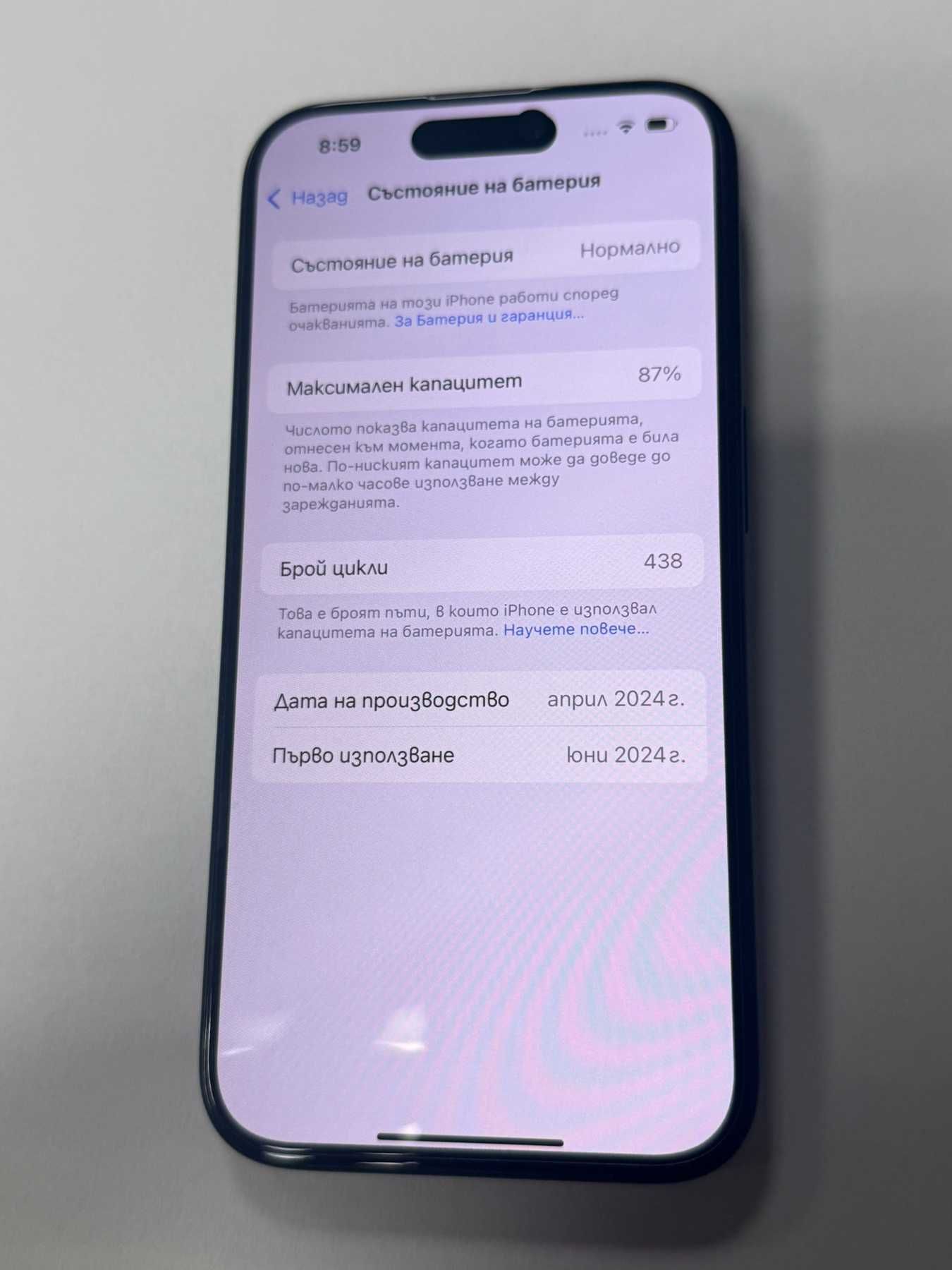 *** Перфектен *** Iphone 15 pro