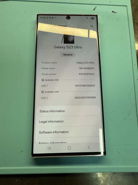 Dezmembrez Samsung S23 Ultra 512 GB