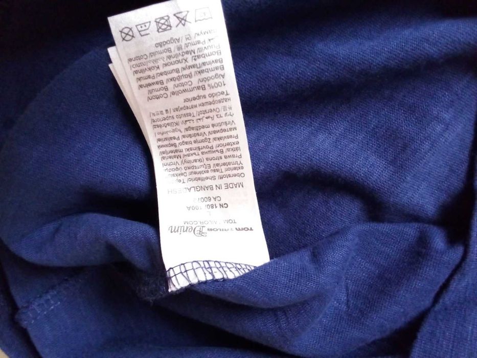 Tom Tailor Denim нова памучна тениска