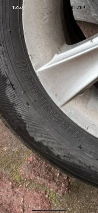 Продам буу зимние шины и диск с летними шинами