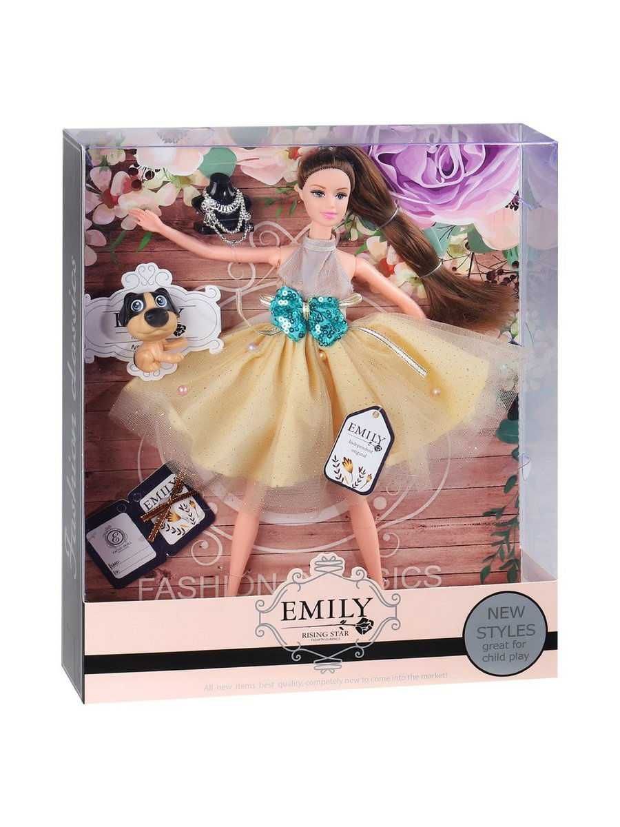 Кукла с аксессуарами Эмили С любимым питомцем Emily гибкая кукла набор