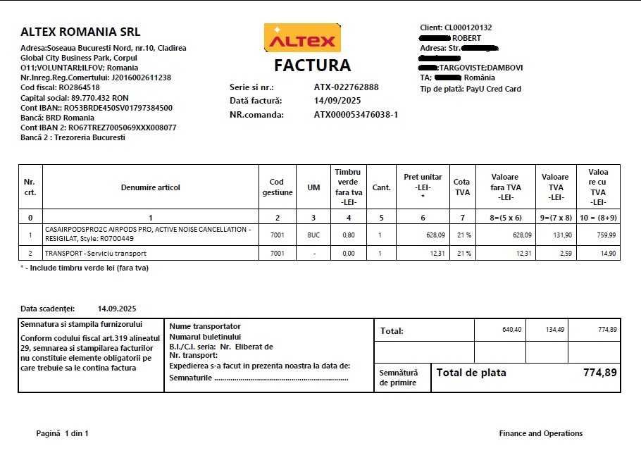 AirPods Pro 2nd generation cu MagSafe Charging Case - Cumparate Altex