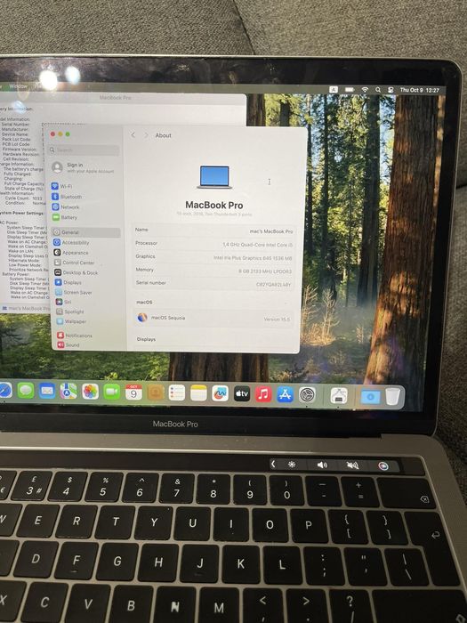 Apple MacBook Pro 13 inch A2159 Touchbar 2019