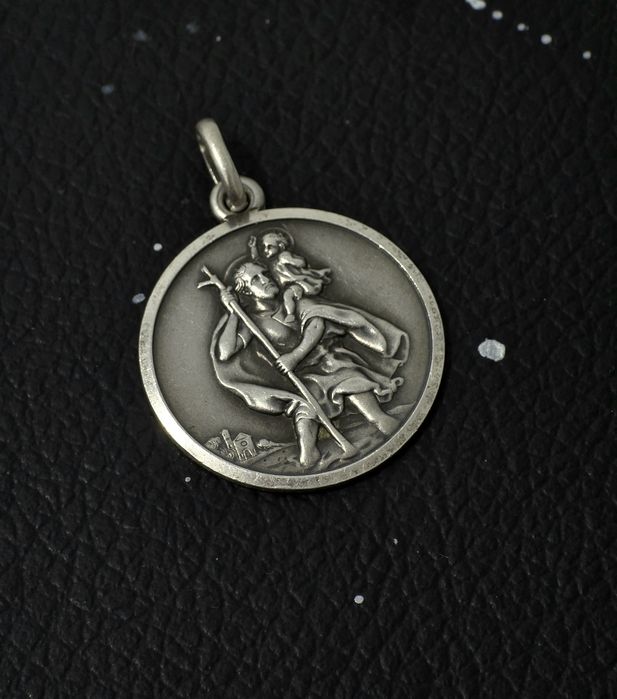 Pandantiv SFÂNTUL CRISTOFOR - Argint 925  - Protecția Călătorilor