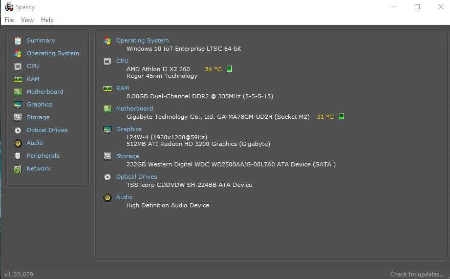 Calculator Unitate PC Gigabyte sff ,AMD Athlon II 3.2 Ghz Ram 8G HDD