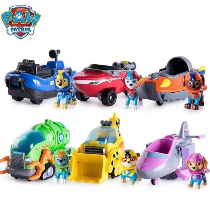 Пес патрул 6 кучета +6 колички,paw patrol,чейс,маршал,скай