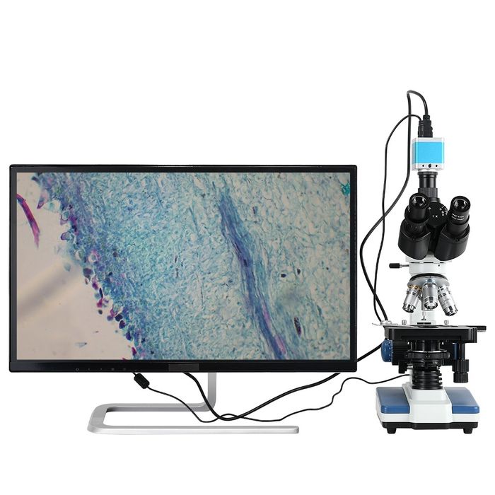 Microscop Clinic Trinocular cu camera de 4K, incredibil mare mărire