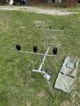 Rod pod Suport 3 lansete. Pescuit la Crap set complet