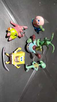 6 Figurine Sponge Bob