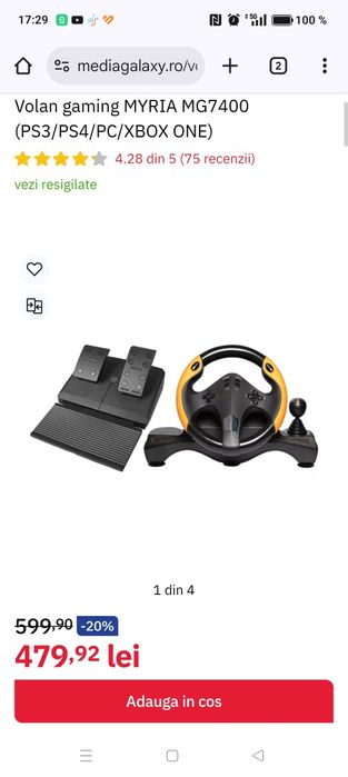 volan Myria pt PC MG 7400