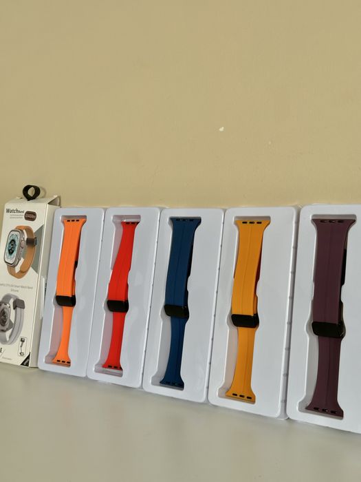 Ремешок силиконовый для часов Apple Watch 38/40/41/44/44/45/49 mm