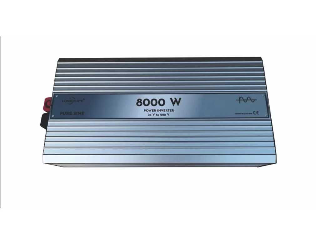 Invertor 12v/24v 8000w Auto/Rulota/Panouri Solare Unda Sinusoida Pura