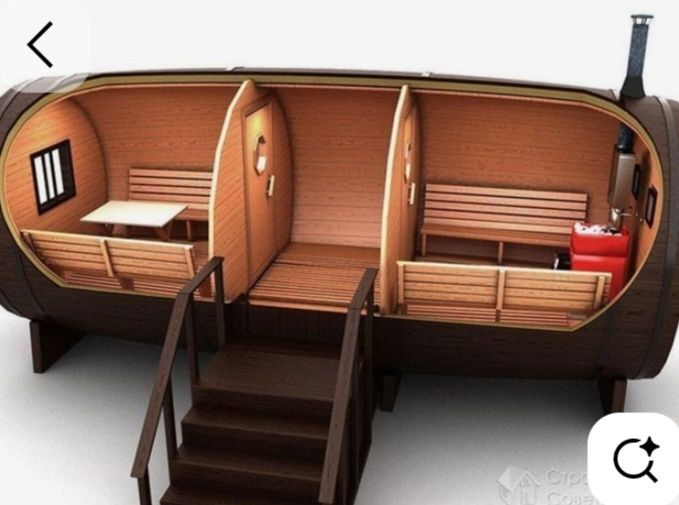 Сауна мини для дачи