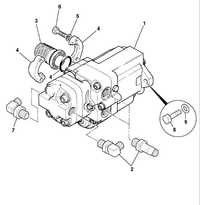 Pompa hidraulica JCB  8025 ZTS KAYABA 20/925741 Noua