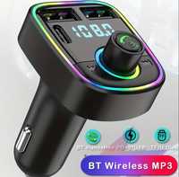 Transmitator modulator auto , Wireless USB Stereo MP3 Player, Negru