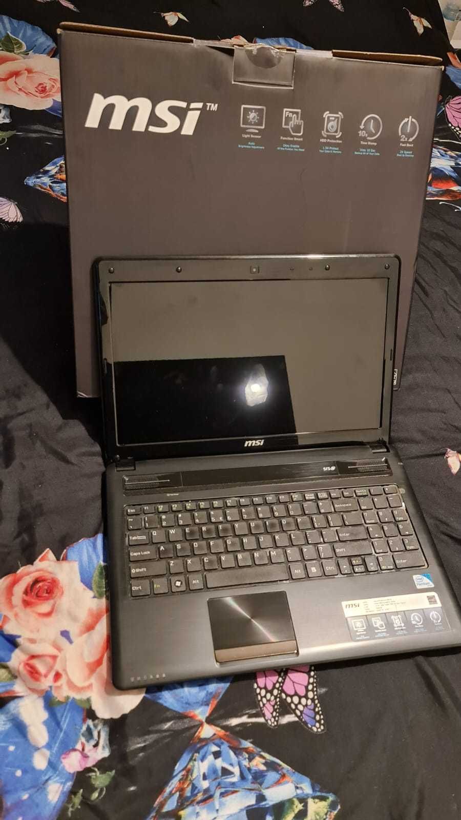 Laptop MSI CR640-653XEU , Negru