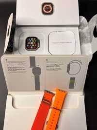Смарт-часы Apple Watch Ultra Large Alpine Loop серебристый-оранжевый