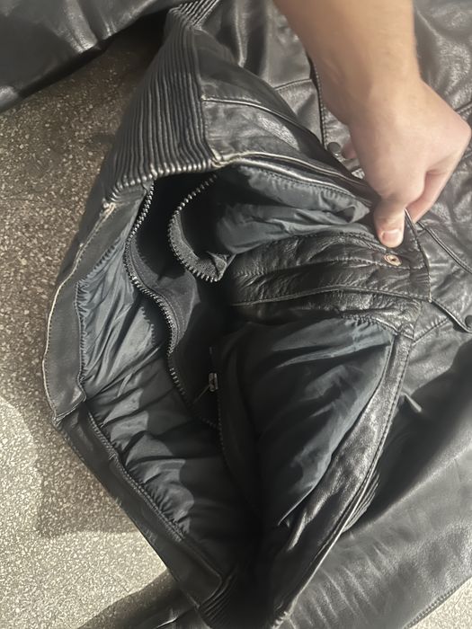 Jacheta moto din piele L