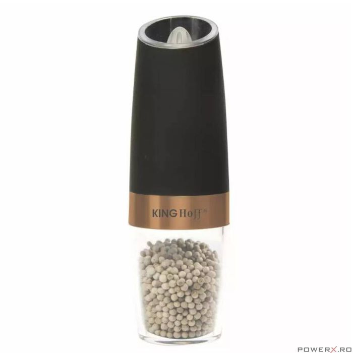 Set 2 rasnite pentru sare si piper, electrice, activare automata,