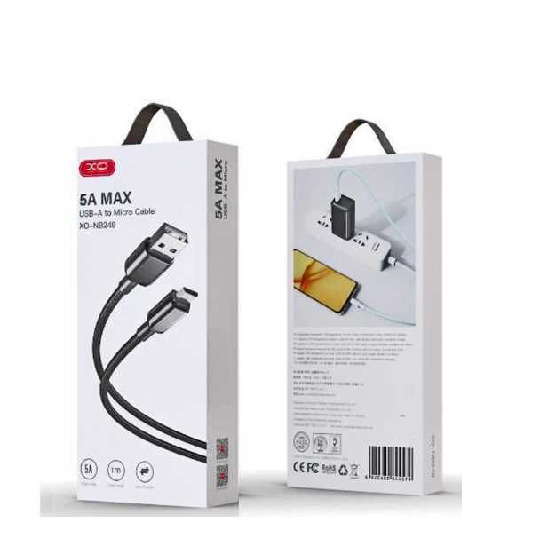 Cablu XO USB-A la Type-C 5A – 1m