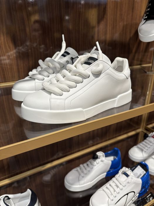 Vand Dolce Gabana protofino full alb sireturi jumbo cu factura