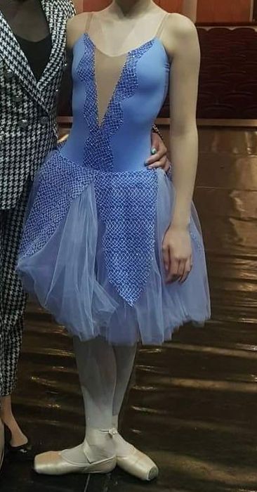 Балетна лилава рокля