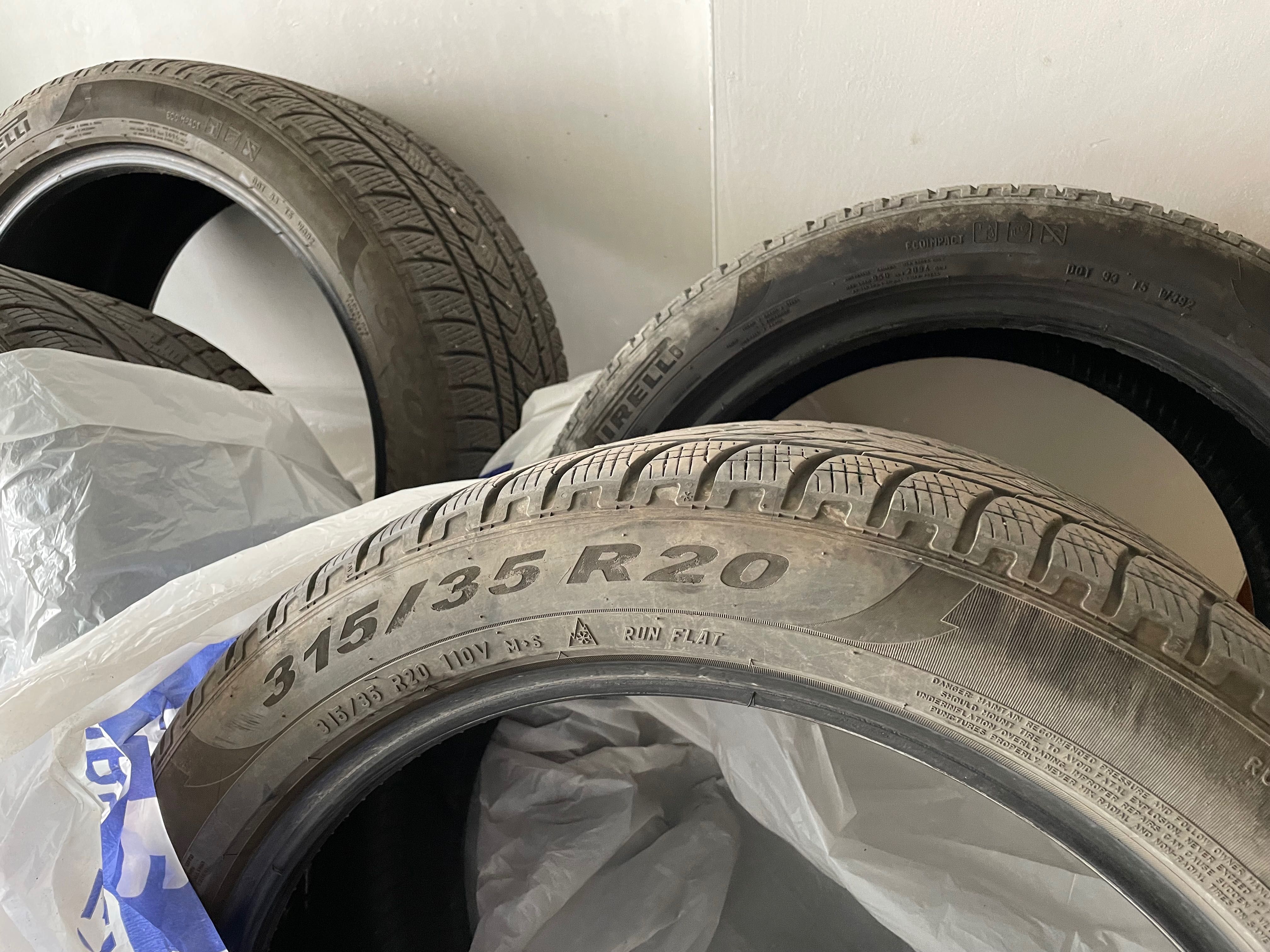 Pirelli 275/40/20 - предни 315/35/20- задни