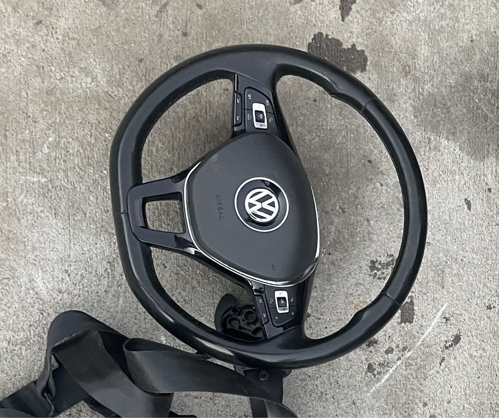 Volan complet + airbag Volkswagen Passat b8 golf 7 comenzi