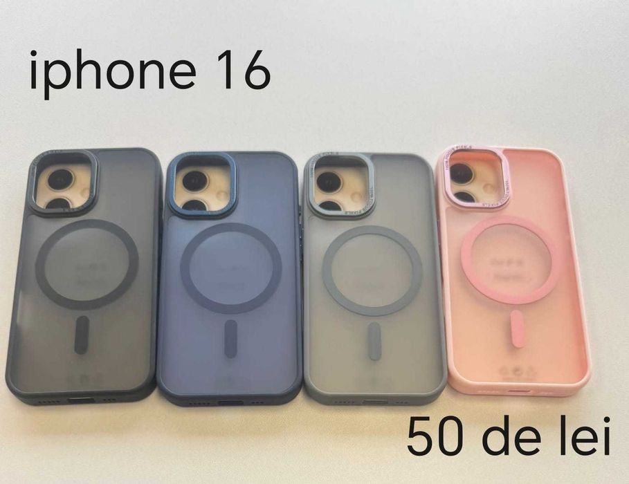 Huse, Folii, Cabluri iPhone 16 - Montaj gratuit folie