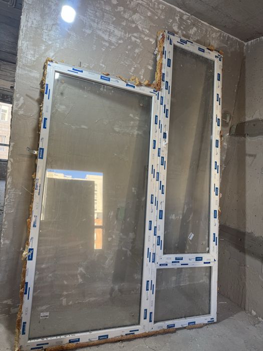 Продам окно с дверью