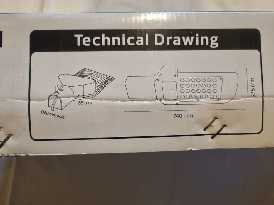 Lampa stradală Horoz 200w 6400k