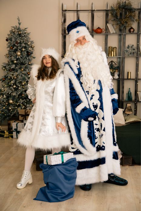 Новогодние костюмы: Дед Мороз и Снегурочка