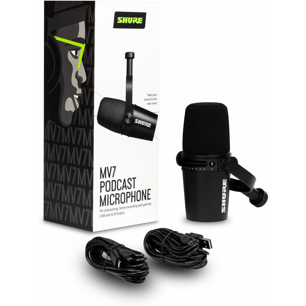 Shure микрофон (само тяло) + RØDE PSA1 стойка за микрофон
