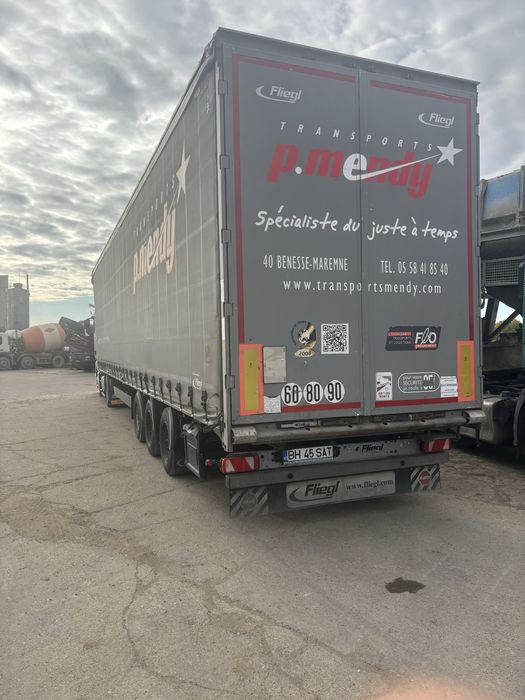 Man TGX 460-semiremorca Fliegel