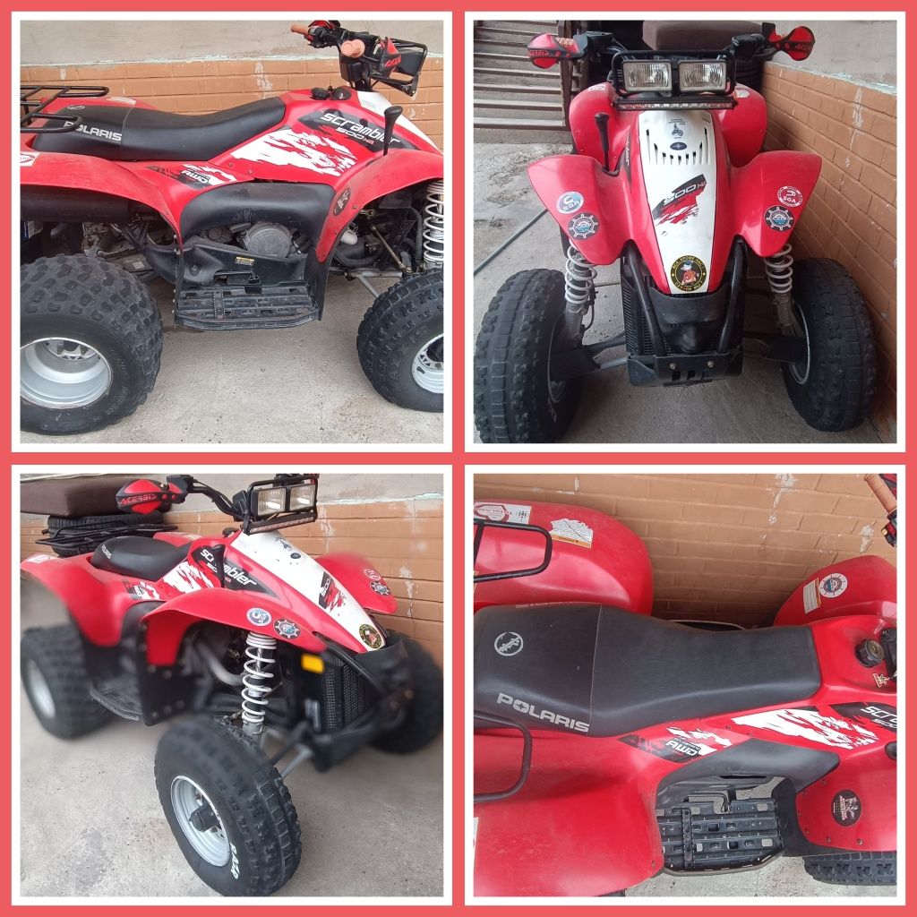 Продам квадроцикл Polaris Scrambler 500 см3
Polaris Scramble 500 с