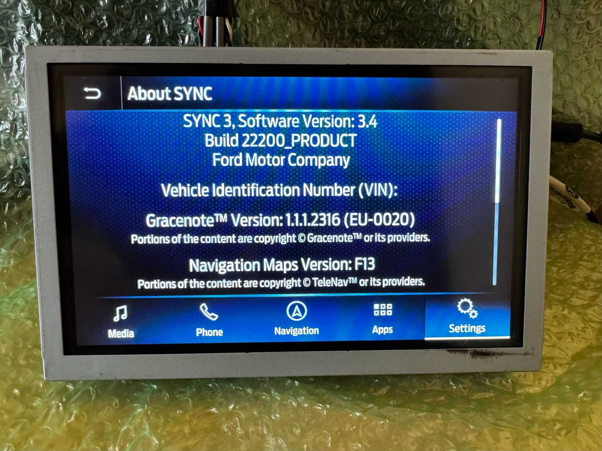 Sync 2 - Sync 3 Ford Mondeo Kuga Focus C-Max S-Max Transit