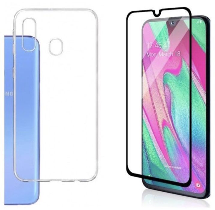 Husa TPU Focus si Folie Sticla 12D Samsung A20e/A22/A23/A24/A25/A26