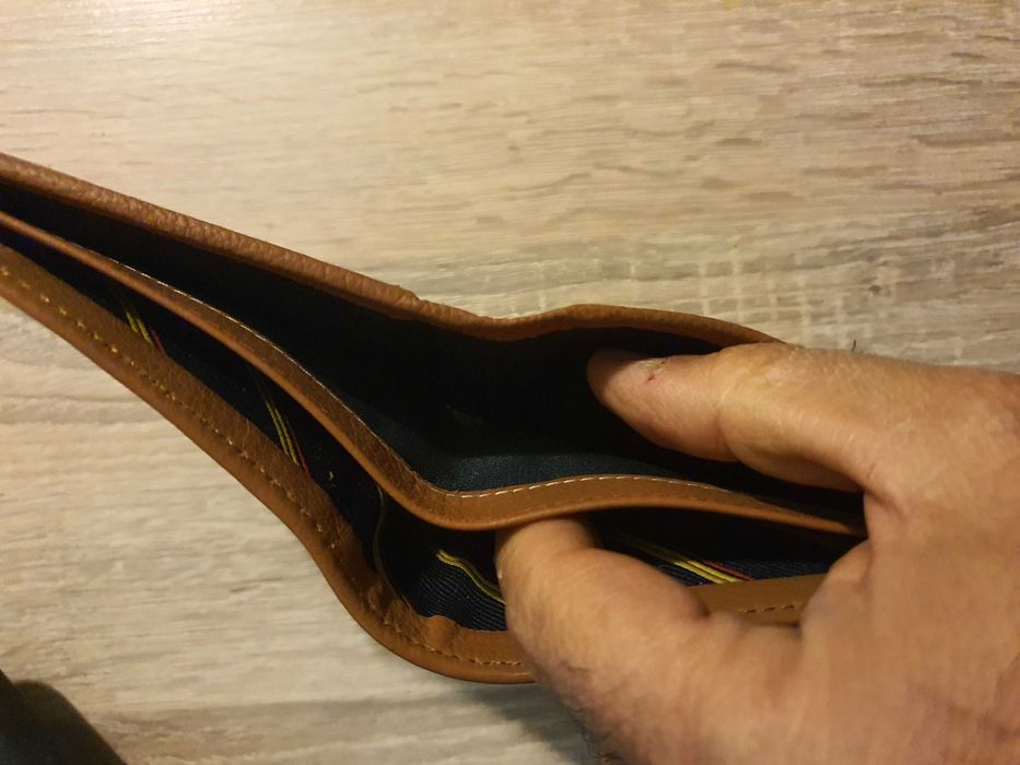 Мъжки портфейл от естествена кожа Tommy Hilfiger