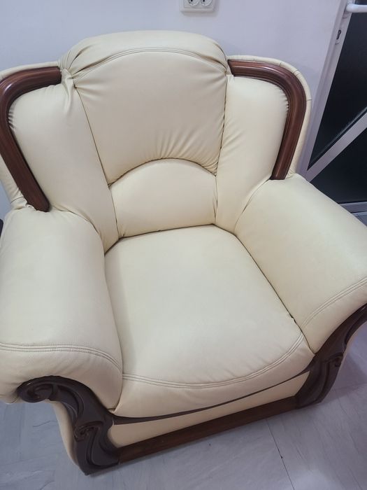 Vand fotoliu din piele