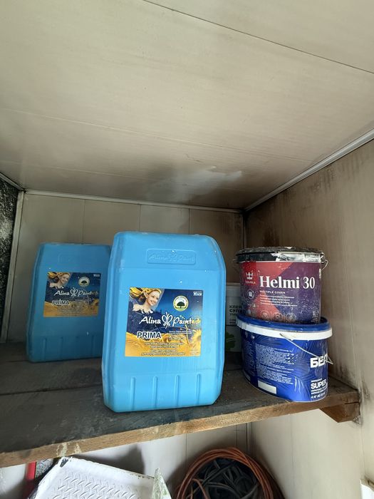 Краска, штукатурка, глад алинех 25кг,грунтовка