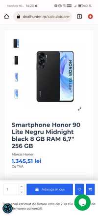 Honor 90 super gaming 8gb/256gb