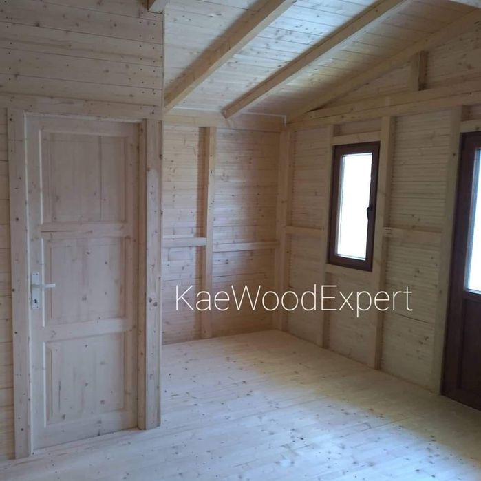 Cabană structură din lemn